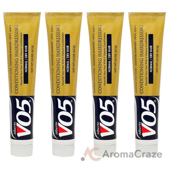 Picture of Conditioning Hairdressing - Normal to Dry Hair by Alberto VO5 for Unisex - 1.5 oz Conditioner - Pack of 4