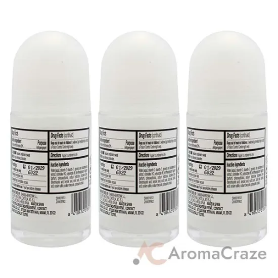 Picture of Aloe Fresh 24H Protection Deodorant and Antiperpirant by Babaria for Women - 1.7 oz Deodorant Roll-On - Pack of 3