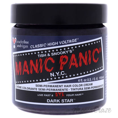 Picture of Classic High Voltage Hair Color Dark Star by Manic Panic for Unisex 4 oz Hair Color