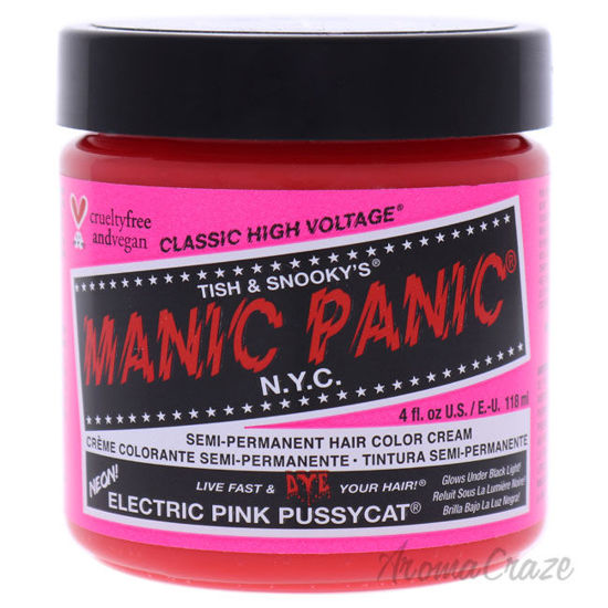Picture of Classic High Voltage Hair Color Electric Pink Pussycat by Manic Panic for Unisex 4 oz Hair Color