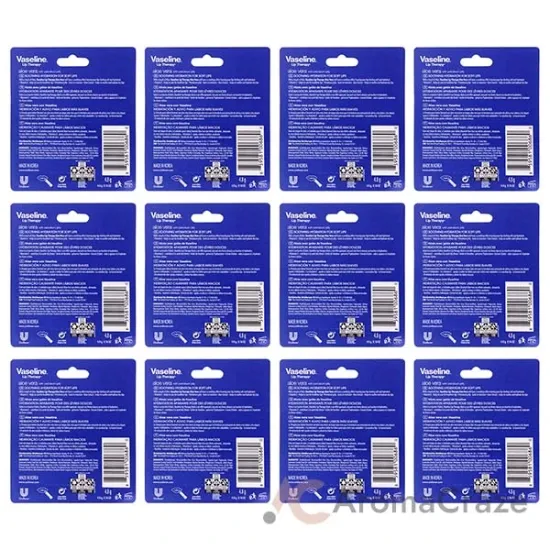 Picture of Lip Therapy Petroleum Jelly - Aloe Vera by Vaseline for Women - 0.16 oz Lip Balm - Pack of 12