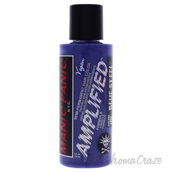 Picture of Amplified Hair Color Blue Steel by Manic Panic for Unisex 4 oz Hair Color