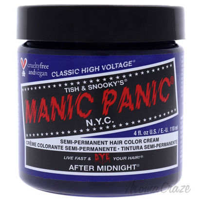 Picture of Classic High Voltage Hair Color After Midnight by Manic Panic for Unisex 4 oz Hair Color