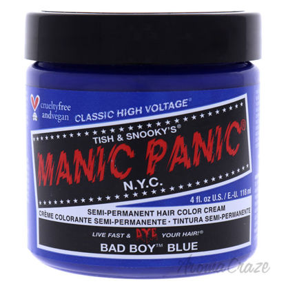 Picture of Classic High Voltage Hair Color Bad Boy Blue by Manic Panic for Unisex 4 oz Hair Color