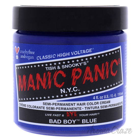Picture of Classic High Voltage Hair Color Bad Boy Blue by Manic Panic for Unisex 4 oz Hair Color