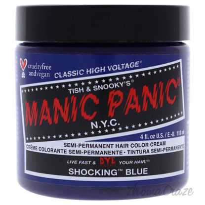 Picture of Classic High Voltage Hair Color Shocking Blue by Manic Panic for Unisex 4 oz Hair Color