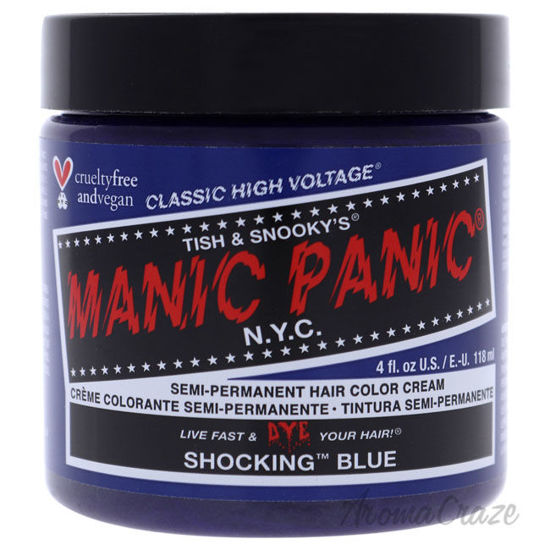 Picture of Classic High Voltage Hair Color Shocking Blue by Manic Panic for Unisex 4 oz Hair Color