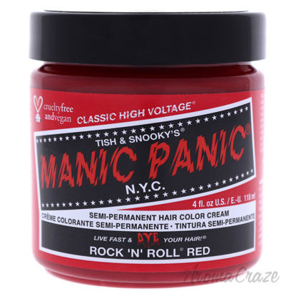 Picture of Classic High Voltage Hair Color Rock N Roll Red by Manic Panic for Unisex 4 oz Hair Color