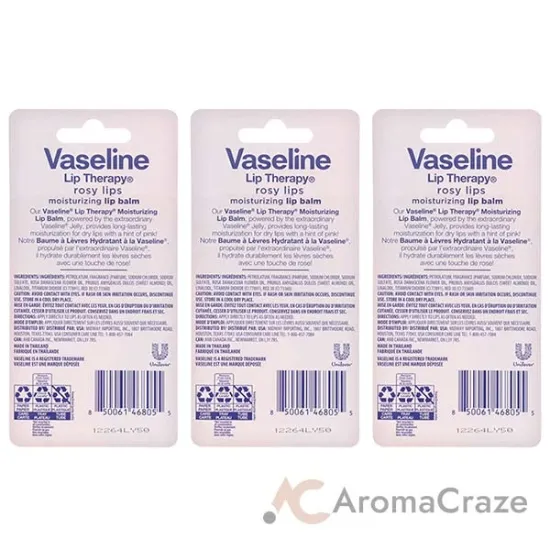 Picture of Lip Therapy - Rosy Lips by Vaseline for Women - 2 x 0.35 oz Lip Balm - Pack of 6