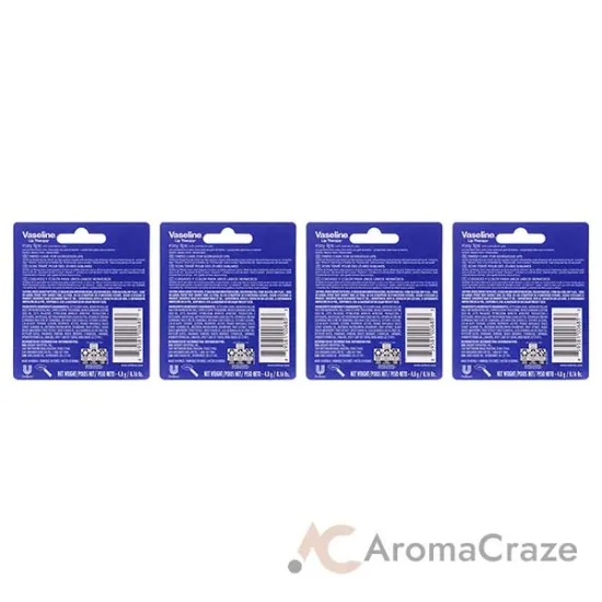 Picture of Lip Therapy Petroleum Jelly - Rosy by Vaseline for Women - 0.16 oz Lip Balm - Pack of 4