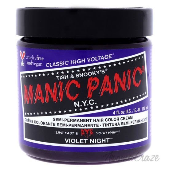 Picture of Classic High Voltage Hair Color Violet Night by Manic Panic for Unisex 4 oz Hair Color