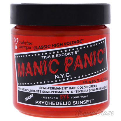 Picture of Classic High Voltage Hair Color Psychedelic Sunset by Manic Panic for Unisex 4 oz Hair Color