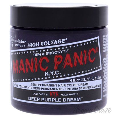 Picture of Classic High Voltage Hair Color Deep Purple Dream by Manic Panic for Unisex 4 oz Hair Color