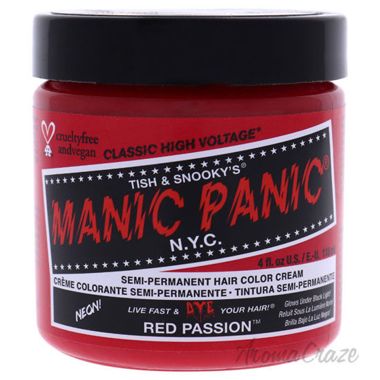 Picture of Classic High Voltage Hair Color Red Passion by Manic Panic for Unisex 4 oz Hair Color