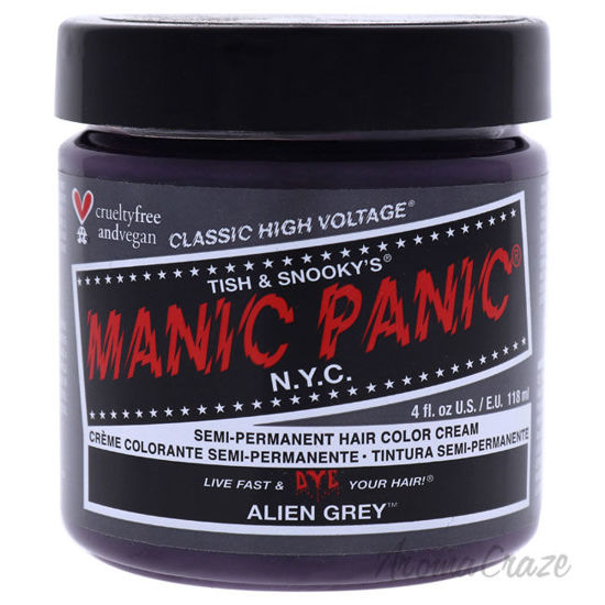 Picture of Classic High Voltage Hair Color Alien Grey by Manic Panic for Unisex 4 oz Hair Color