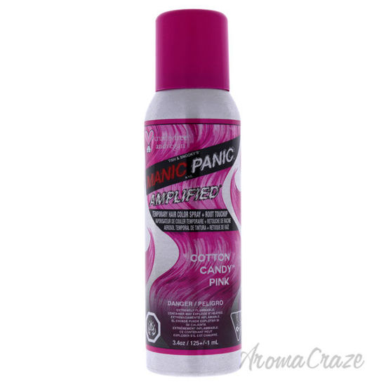 Picture of Amplified Temporary Hair Color Spray Cotton Candy by Manic Panic for Unisex 3.4 oz Hair Spray
