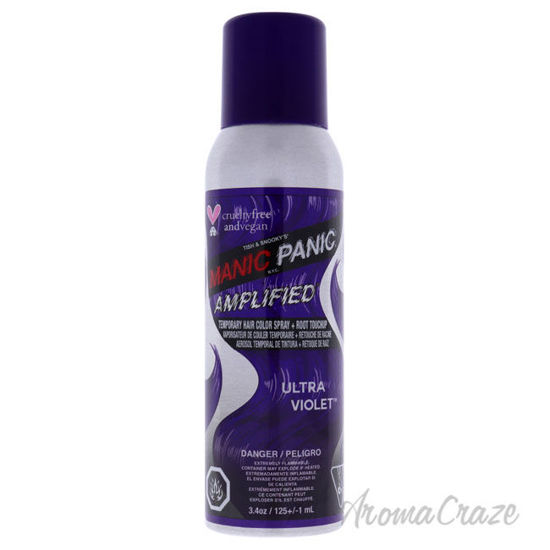 Picture of Amplified Temporary Hair Color Spray Ultra Violet by Manic Panic for Unisex 3.4 oz Hair Spray