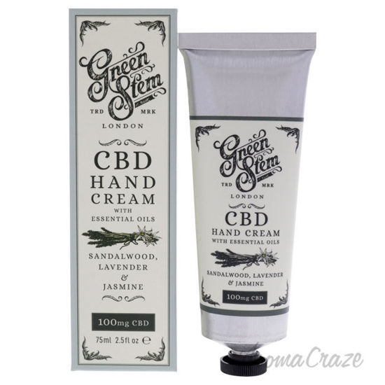Picture of CBD Hand Cream 100mg Sandalwood Lavander and Jasmine by Green Stem for Unisex 2.5 oz Cream