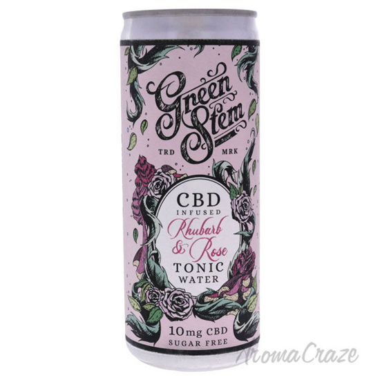 Picture of CBD Tonic Water 10mg Rhubarb and Rose by Green Stem for Unisex 8.4 oz Tonic