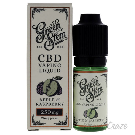 Picture of CBD Vaping Liquid 250mg Apple and Raspberry by Green Stem for Unisex 0.33 oz Vaping Liquid