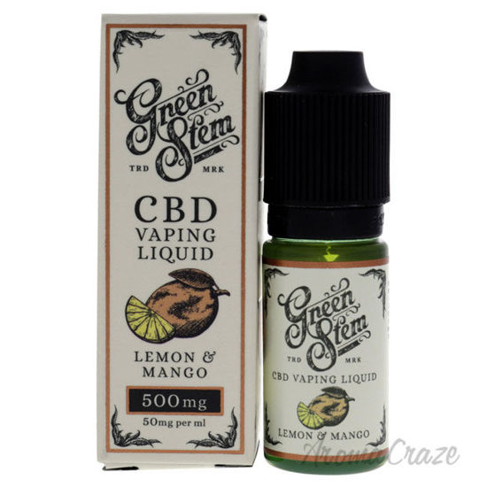 Picture of CBD Vaping Liquid 500mg Lemon and Mango by Green Stem for Unisex 0.33 oz Vaping Liquid