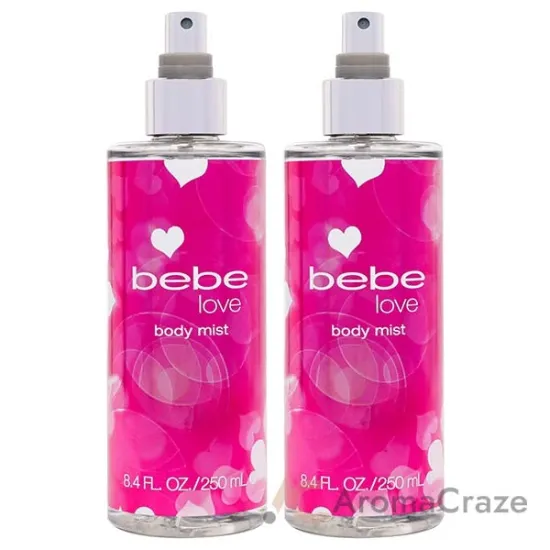 Picture of Bebe Love by Bebe for Women - 8.4 oz Body Mist - Pack of 2