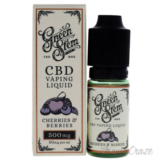 Picture of CBD Vaping Liquid 500mg Cherries and Berries by Green Stem for Unisex 0.03 oz Vaping Liquid