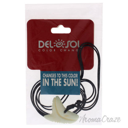 Picture of Color Changing Necklace Shark Tooth White to Blue by DelSol for Women 1 Pc Necklace