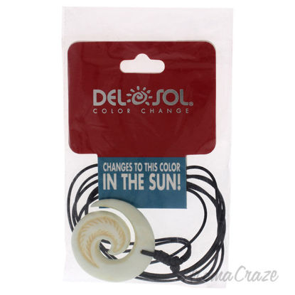 Picture of Color Changing Necklace Swirl White to Blue by DelSol for Women 1 Pc Necklace
