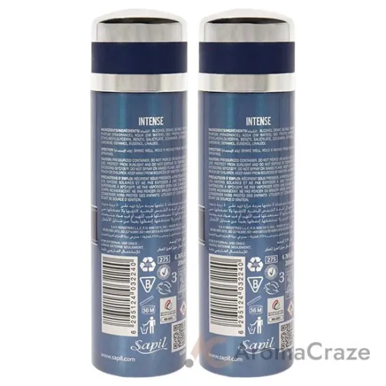 Picture of Intense by Sapil for Men - 6.76 oz Deodorant Spray - Pack of 2