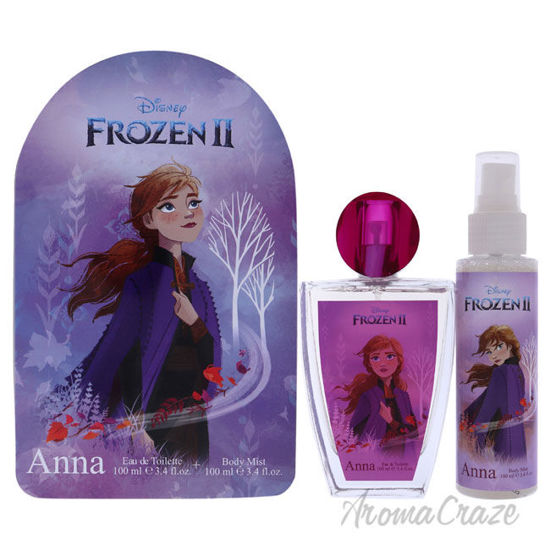Picture of Frozen II Anna by Disney for Kids 2 Pc Gift Set 3.4oz EDT Spray, 3.4oz Body Mist
