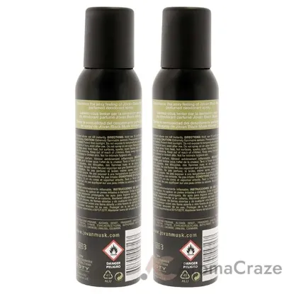 Picture of Black Musk by Jovan for Women - 5 oz Deodorant Spray - Pack of 2