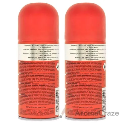 Picture of Jovan Musk by Jovan for Men - 5 oz Deodorant Spray - Pack of 2