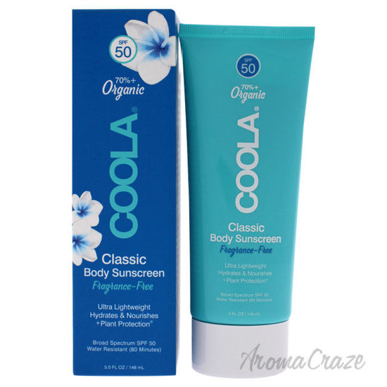 Picture of Classic Body Sunscreen SPF 50 Fragrance Free by Coola for Unisex 5 oz Sunscreen