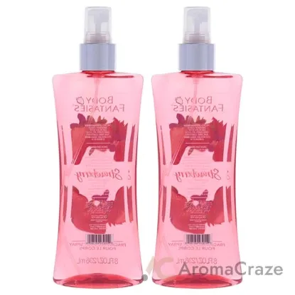 Picture of Strawberry Fantasy by Body Fantasies for Women - 8 oz Body Spray - Pack of 2