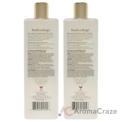 Picture of 2 in 1 Body Wash and Bubble Bath - Cherry Blossom by Bodycology for Women - 16 oz Body Wash - Pack of 2