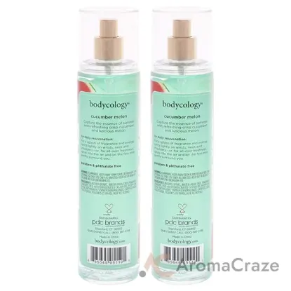 Picture of Cucumber Melon by Bodycology for Women - 8 oz Fragrance Mist - Pack of 2