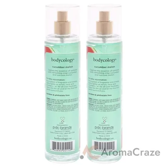 Picture of Cucumber Melon by Bodycology for Women - 8 oz Fragrance Mist - Pack of 2