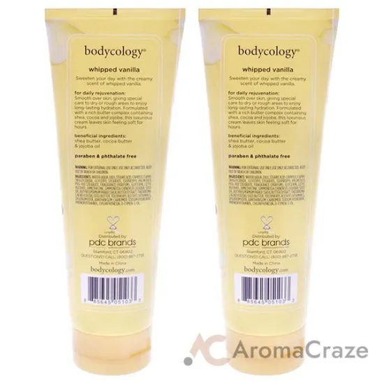 Picture of Body Cream - Whipped Vanilla by Bodycology for Women - 8 oz Body Cream - Pack of 2