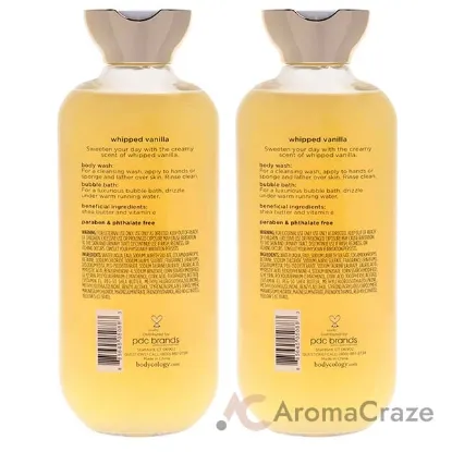Picture of 2 in 1 Body Wash and Bubble Bath - Whipped Vanilla by Bodycology for Women - 16 oz Body Wash - Pack of 2