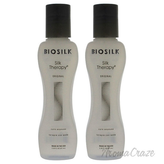 Picture of Silk Therapy Original Treatment by Biosilk for Unisex 2.26 oz Treatment Pack of 2