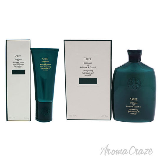 Picture of Shampoo and Conditioner For Moisture Control Kit by Oribe for Unisex 2 Pc Kit 8.5oz Shampoo, 6.8oz Conditioner