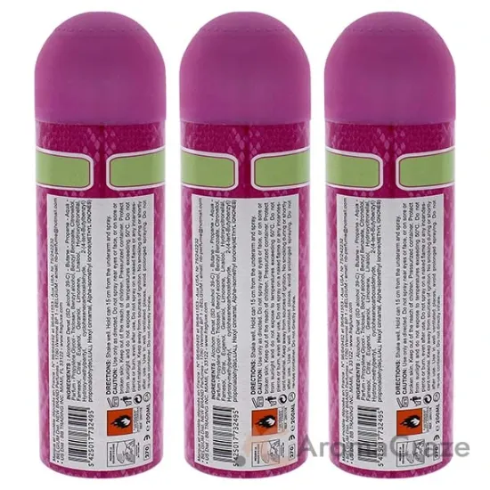 Picture of Cuba Jungle Snake by Cuba for Women - 6.6 oz Body Spray - Pack of 3