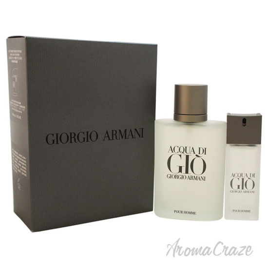 Picture of Acqua Di Gio by Giorgio Armani for Men 2 Pc Gift Set 3.4oz EDT Spray, 0.5oz EDT Spray