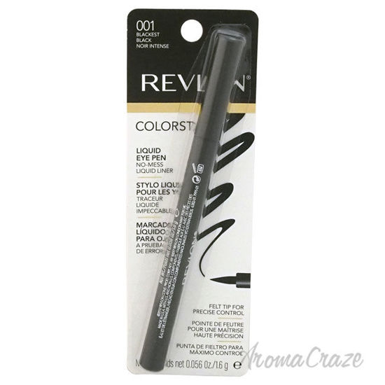 Picture of ColorStay Liquid Eye Pen 001 Blackest Black by Revlon for Women 0.056 oz Eye Pen