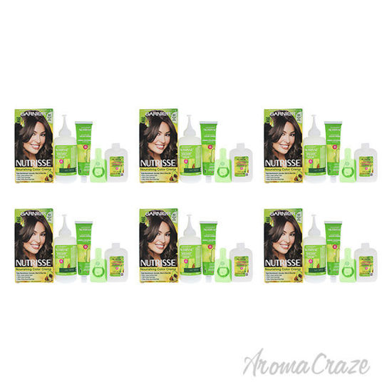 Picture of Nutrisse Nourishing Color Creme - 51 Medium Ash Brown by Garnier for Unisex - 1 Application Hair Color - Pack of 6