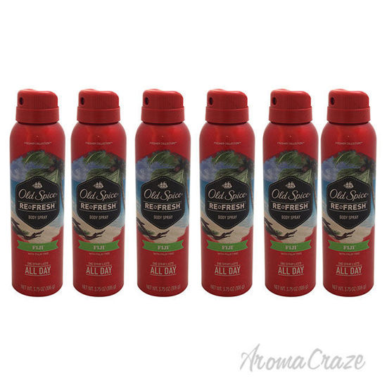 Picture of Fiji Refresh Body Spray by Old Spice for Men - 3.75 oz Body Spray - Pack of 6