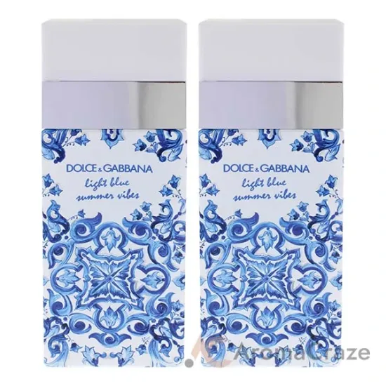 Picture of Light Blue Summer Vibes by Dolce and Gabbana for Women - 3.3 oz EDT Spray - Pack of 2