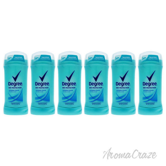Picture of Dry Protection Shower Clean Anti-Perspirant and Deodorant Stick by Degree for Women - 2.6 oz Deodorant Stick - Pack of 6