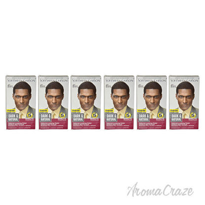 Picture of 5 Minute Permanent Haircolor Jet Black by Dark Natural for Men 1 Application Hair Color Pack of 6